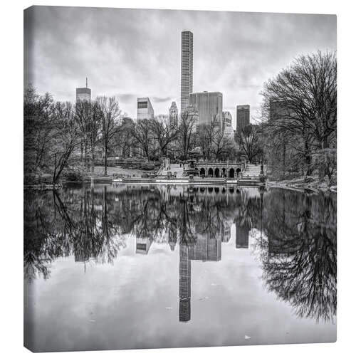 Canvas print Central Park, b/w II