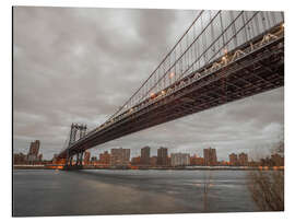 Tableau en aluminium Manhattan Bridge