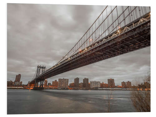 Foam board print Manhattan Bridge