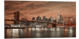 Gallery print Brooklyn Bridge over East River