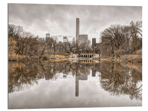 Gallery print Reflections in Central Park Pond