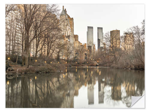 Selvklebende plakat New York Central Park