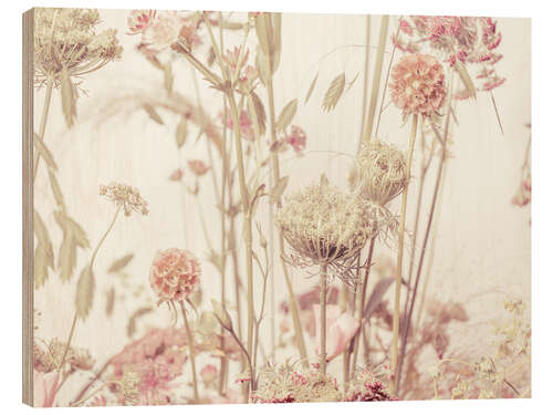 Stampa su legno My beautiful meadow flowers