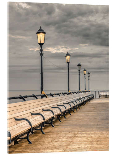 Acrylglasbild Eastbourne Pier