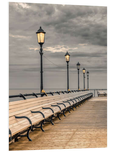 Hartschaumbild Eastbourne Pier