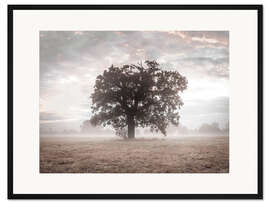 Gerahmter Kunstdruck Nebelbaum