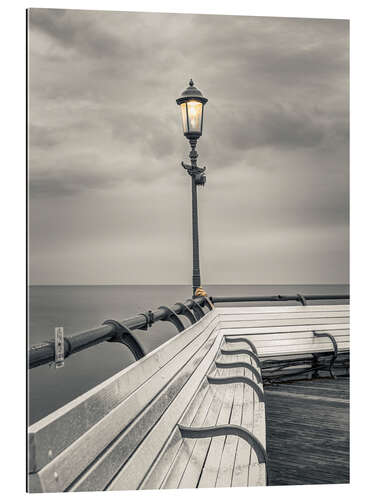 Galleriataulu Eastbourne Pier, b/w