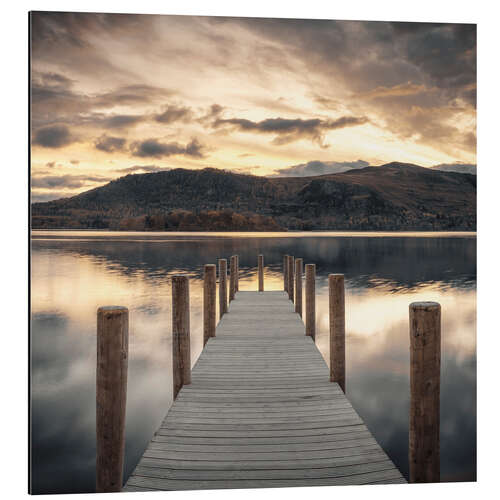 Aluminium print Derwentwater Lake Pier I