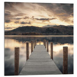 Tableau en plexi-alu Derwentwater Lake Pier I