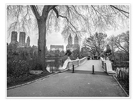 Poster Bow Bridge Central Park