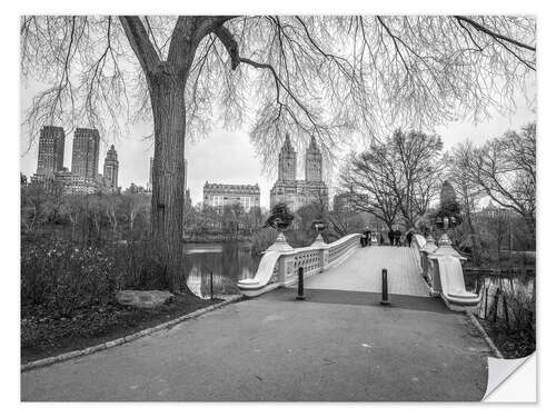 Adesivo murale Bow Bridge Central Park