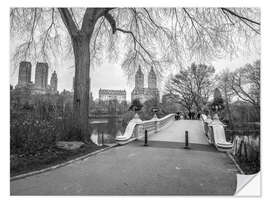 Wandsticker Bow Bridge Central Park