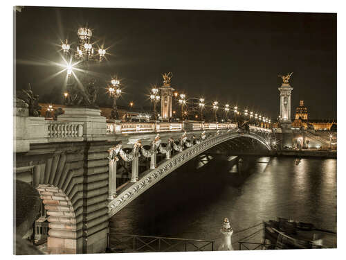 Obraz na szkle akrylowym Pont Alexandre III