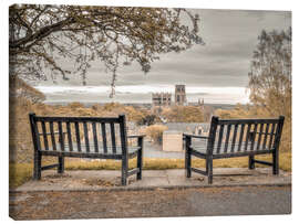 Lerretsbilde Two benches