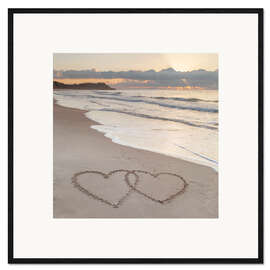 Framed art print Beach Love