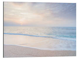 Aluminium print Sunset beach