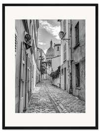 Gerahmter Kunstdruck Pariser Gasse