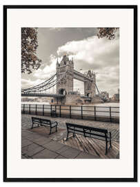 Ingelijste kunstdruk Tower Bridge, London