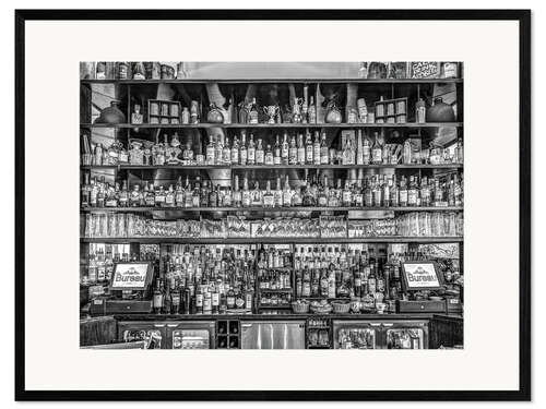 Framed art print Retro bar