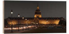 Wood print Les Invalides, Paris