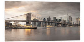 Foam board print New York Brooklyn bridge