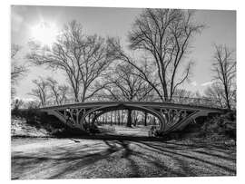 Hartschaumbild Gotische Brücke des Zentralparks