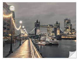 Självhäftande poster Thames promenade