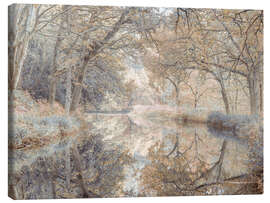 Canvas print Forest Canal