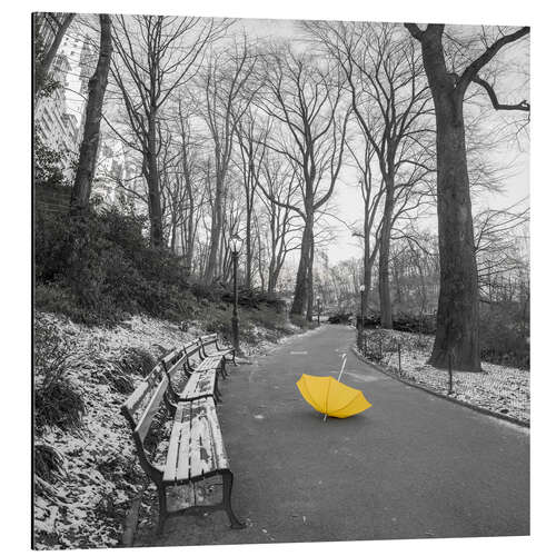 Aluminiumtavla Umbrella in the park II