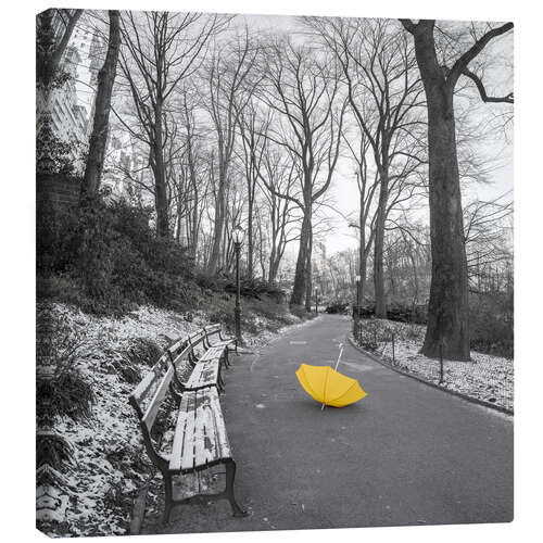 Tableau sur toile Parapluie dans le parc II