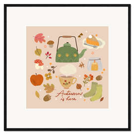 Framed art print Autumn is here