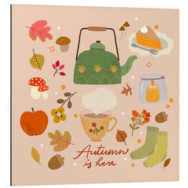 Magnettafel Der Herbst ist da