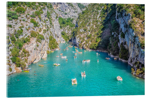 Acrylic print Verdon River