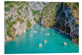 Foam board print Verdon River