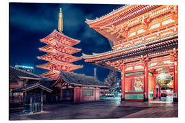 Aluminium print Asakusa I