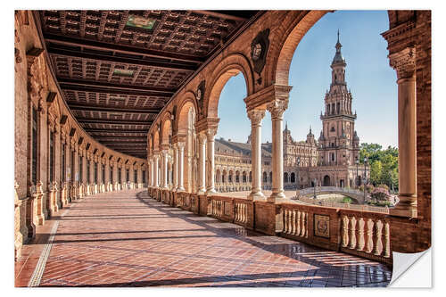 Selvklebende plakat Sevilla