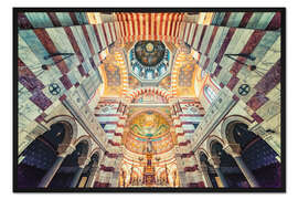 Gerahmter Kunstdruck Notre-Dame de la Garde