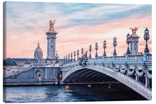 Quadro em tela Alexandre III Bridge