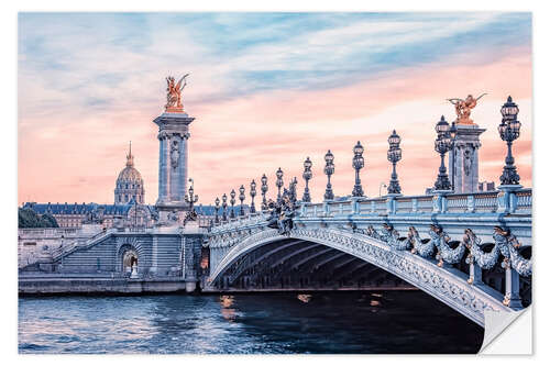 Vinilo para la pared Alexandre III Bridge