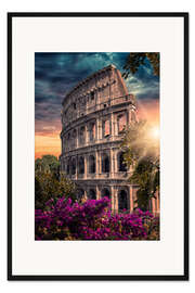 Gerahmter Kunstdruck Flavian Amphitheater