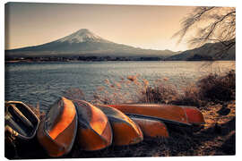 Tableau sur toile Lake In Japan - Manjik Pictures