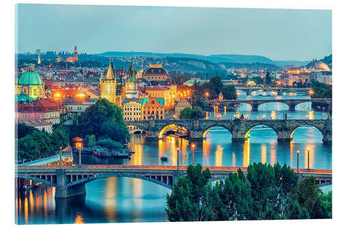 Acrylic print Prague