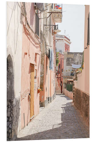 Foam board print Procida Island Streets, Italy