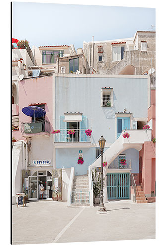 Tableau en aluminium Procida Island Houses, Italy