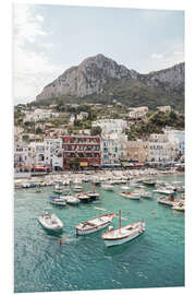 Foam board print Capri Island Landscape, Italy