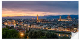 Wall sticker Evening over Florence