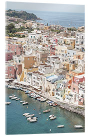 Acrylglasbild Blick auf die Insel Procida II, Italien