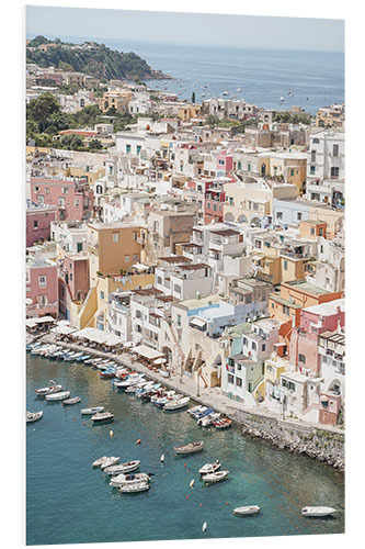 Foam board print Procida Island view II, Italy