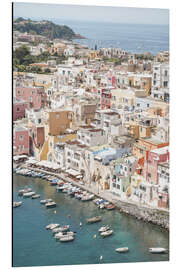 Magnettafel Blick auf die Insel Procida II, Italien