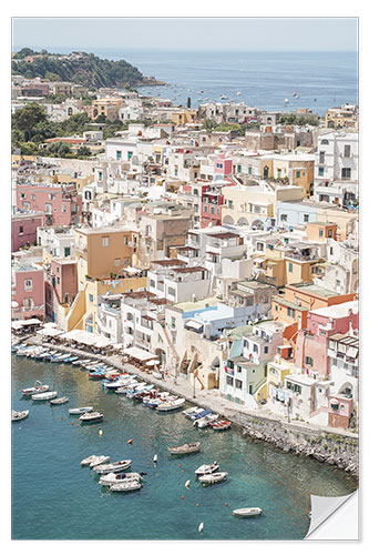 Sticker mural Procida Island view II, Italy